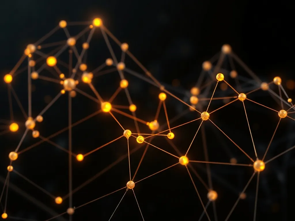Abstract digital representation of neural network connection